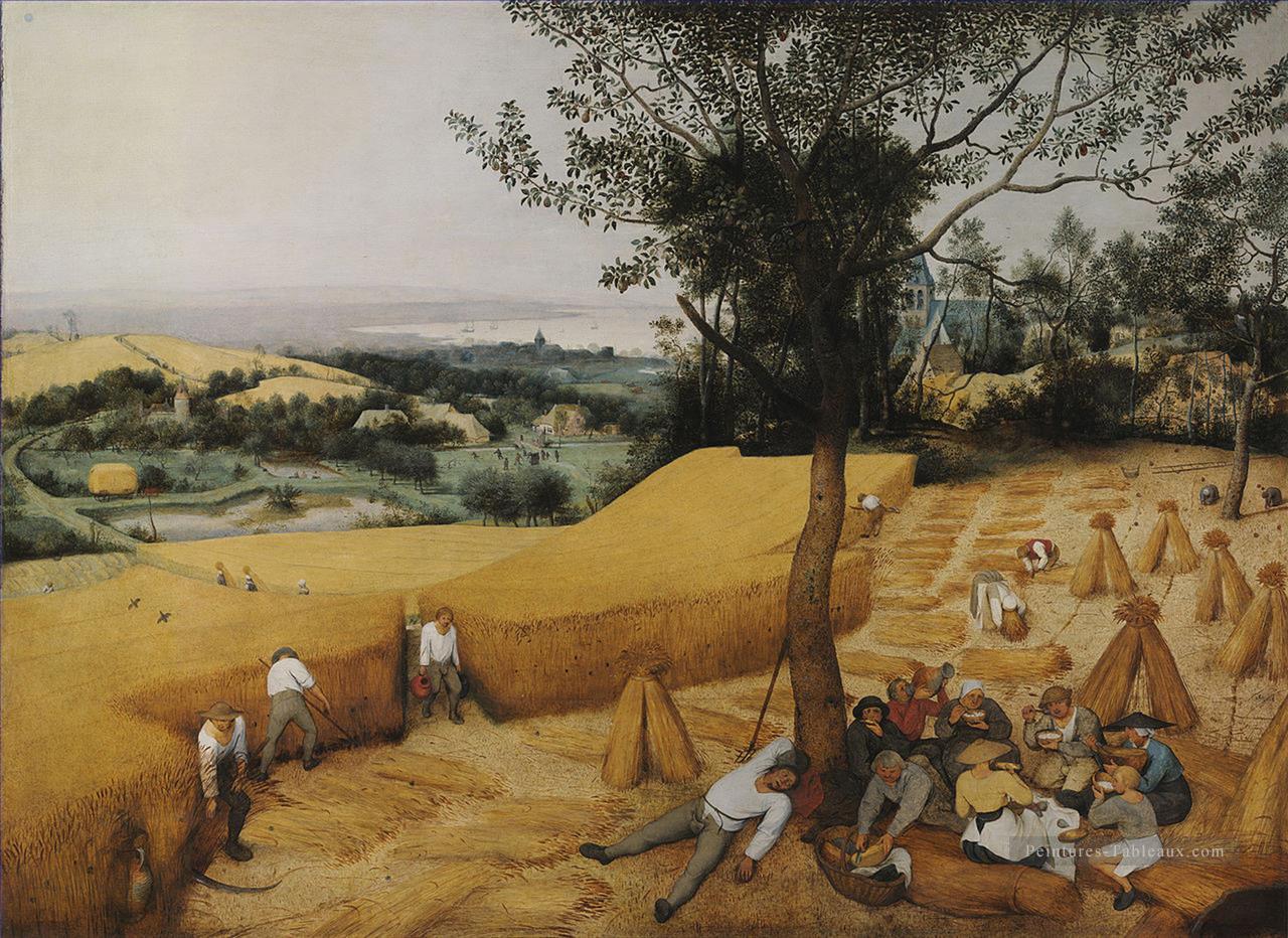 Les moissonneurs flamands de la Renaissance paysan Pieter Bruegel l’Ancien Peintures à l'huile